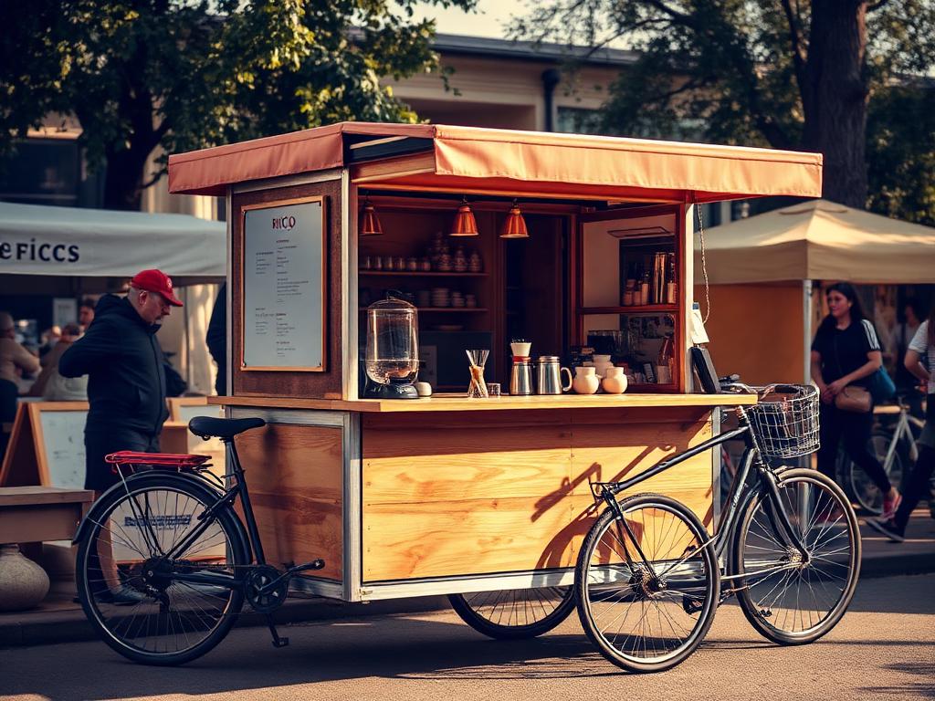 CARLA mit [p3] - RICO-Aufbau: Kaffee, Eis, Promotion, Direktvermarktung, einfacher Streetfood-Verkauf