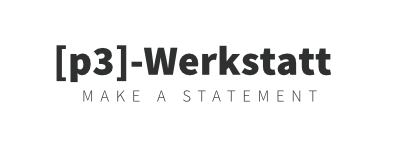 [p3]-Werkstatt Logo – Make a Statement